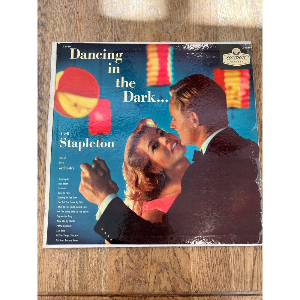 Cyril Stapleton & His Orchestra "Dancing In The Dark" Vinyl Record LL.1539 Album